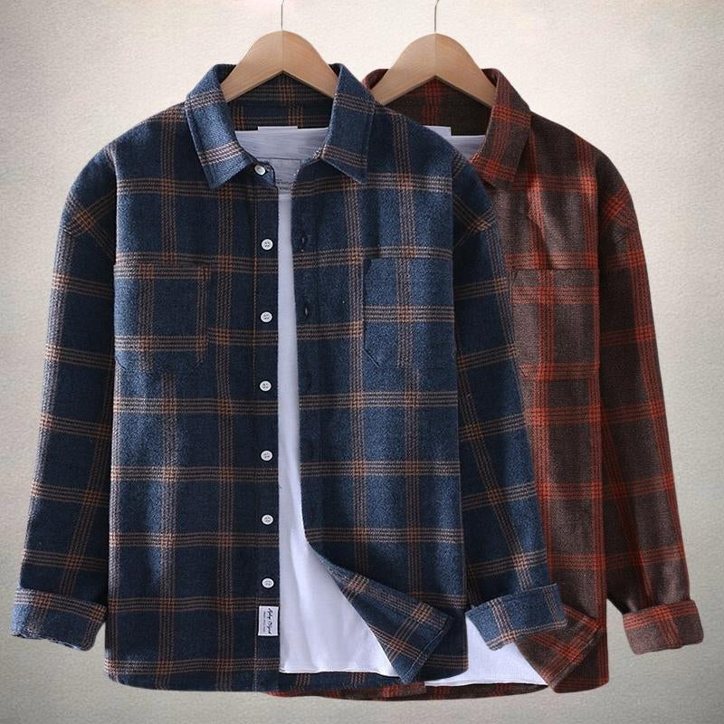 Derek Shirt | Men's Classic Plaid Flannel Shirt