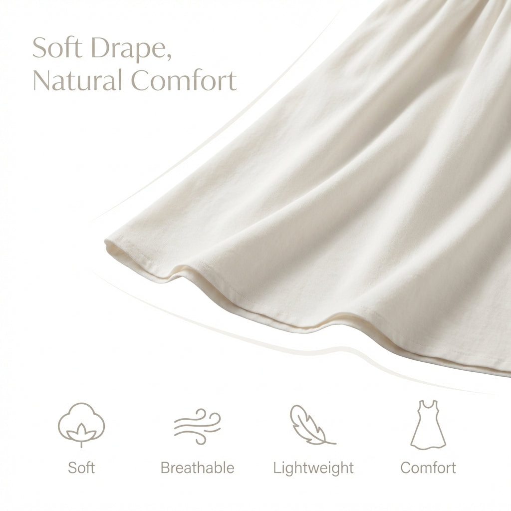 Daisy A-Line Mini Dress | Spaghetti Strap Ruched Bust Dress