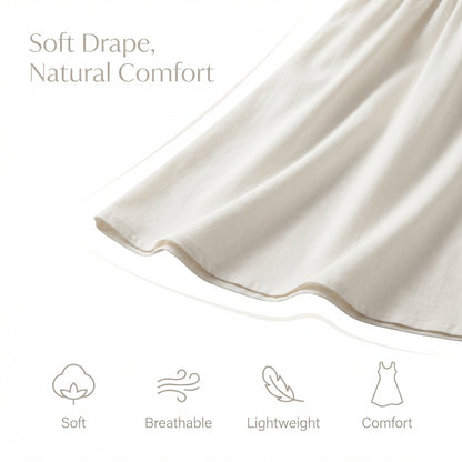 Daisy A-Line Mini Dress | Spaghetti Strap Ruched Bust Dress