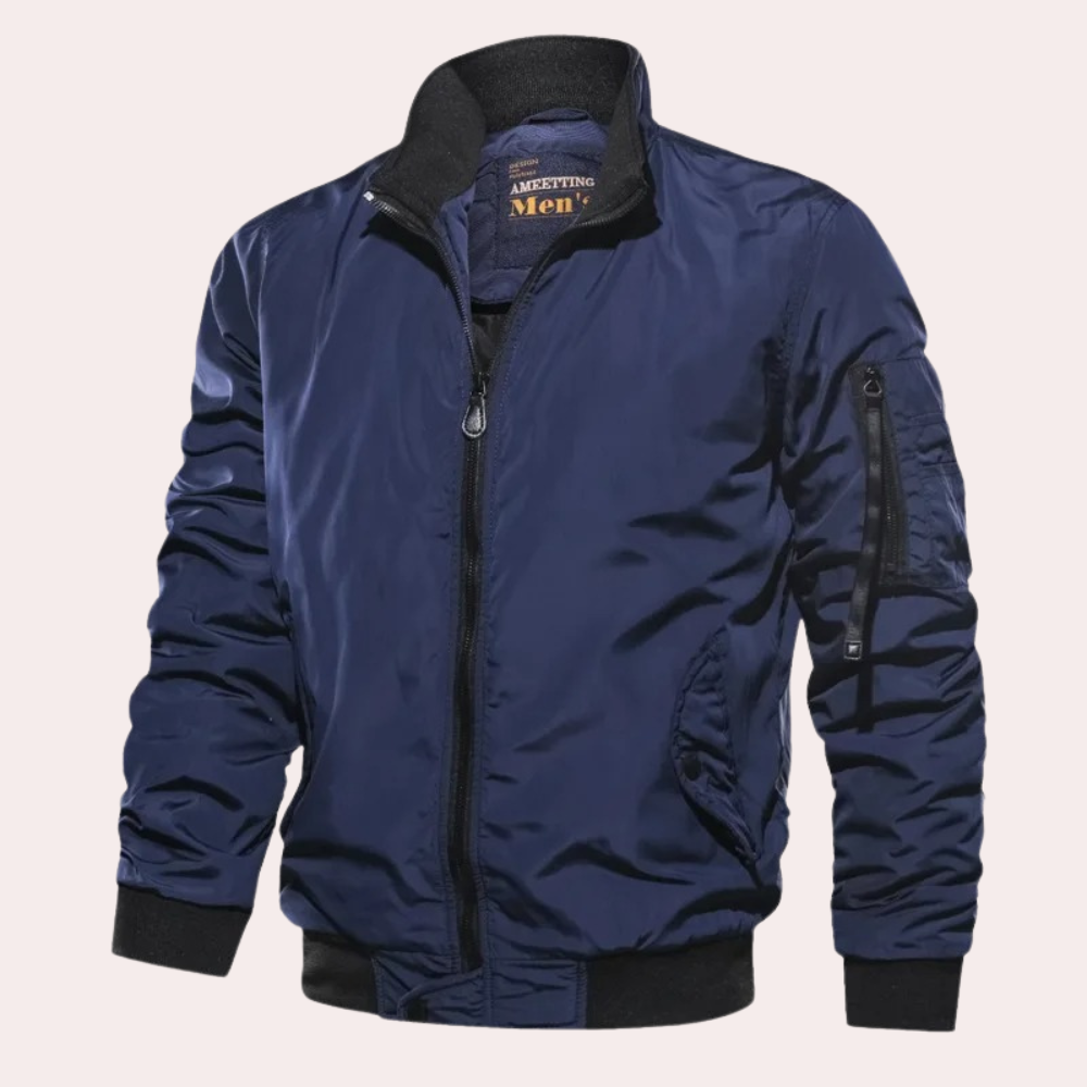 Dustin Bomber Jacket | Men’s Wind-Resistant Bomber Jacket