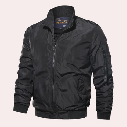 Dustin Bomber Jacket | Men’s Wind-Resistant Bomber Jacket