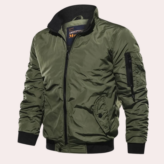 Dustin Bomber Jacket | Men’s Wind-Resistant Bomber Jacket