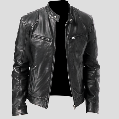 Dustin Jacket | Men’s Classic Leather Fitted Jacket
