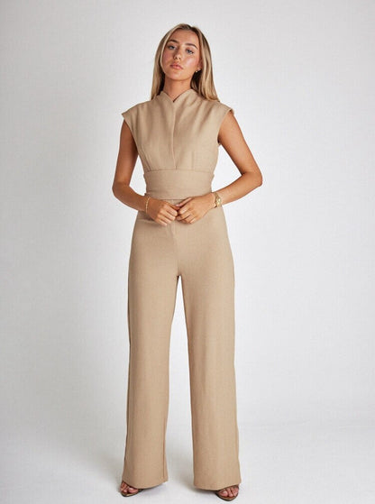 Ebony Jumpsuit | Elegant Black Wrap Jumpsuit