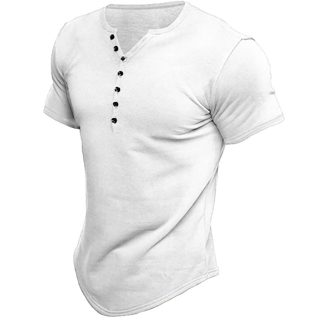 Everic T-Shirt | Men's Short Sleeve Turn-Down Collar T-Shirt
