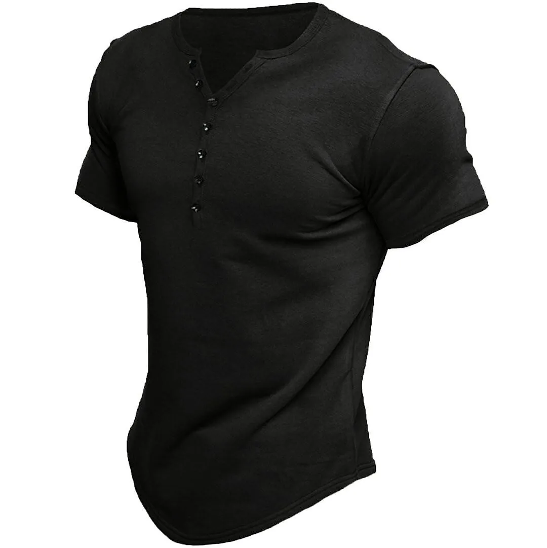 Everic T-Shirt | Men's Short Sleeve Turn-Down Collar T-Shirt