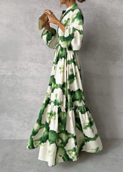 Felicity Dress | Summer Flowing Long-Sleeve Maxi Dress