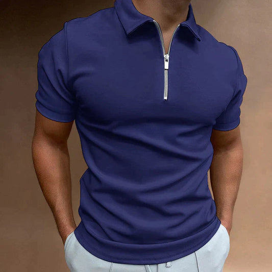 Felix Shirt | Stylish Short-Sleeve Zip Polo