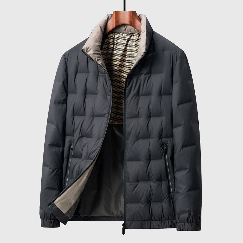 Freddie Quilted Regular Fit Puffer Jacket | Stand Collar Zip Front Jacket