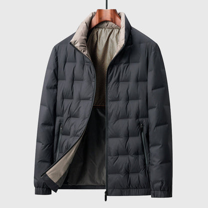 Freddie Quilted Regular Fit Puffer Jacket | Stand Collar Zip Front Jacket