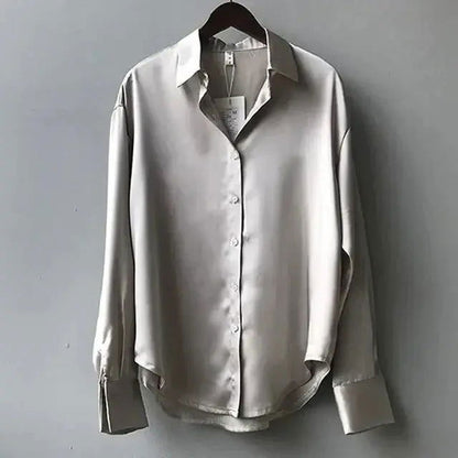Flora Blouse | Silky Long-Sleeve Blouse