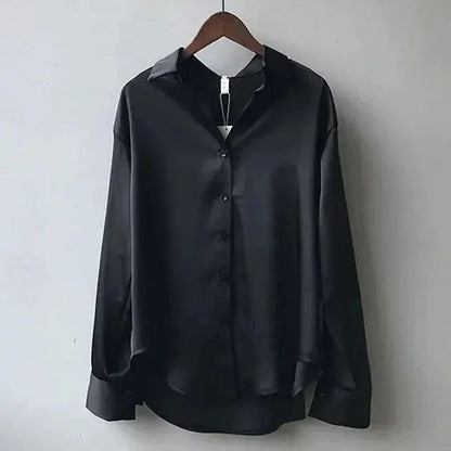 Flora Blouse | Silky Long-Sleeve Blouse