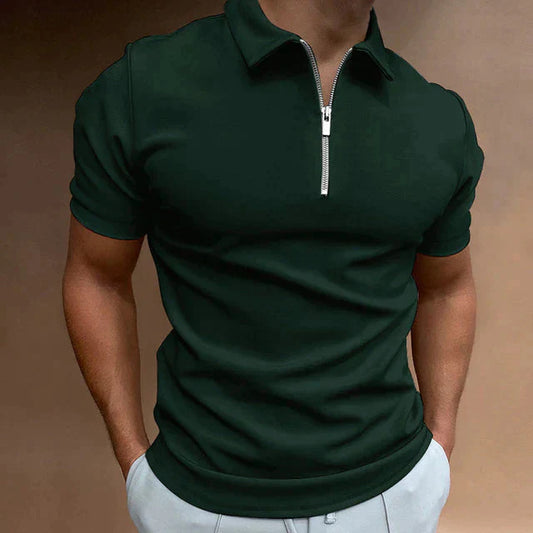 Frank Polo | Men’s Stylish Zip-Up Slim Fit Shirt