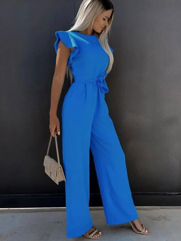 Frankie Jumpsuit | Stylish Sleeveless Wide-Leg Jumpsuit