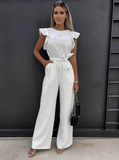 Frankie Jumpsuit | Stylish Sleeveless Wide-Leg Jumpsuit