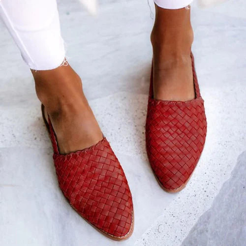 Garcelle Sandals | Vintage Weave Comfort Flat Sandals