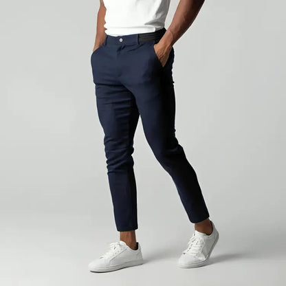 Gareth Trousers | Slim Fit Stretch Chino Trousers for Men