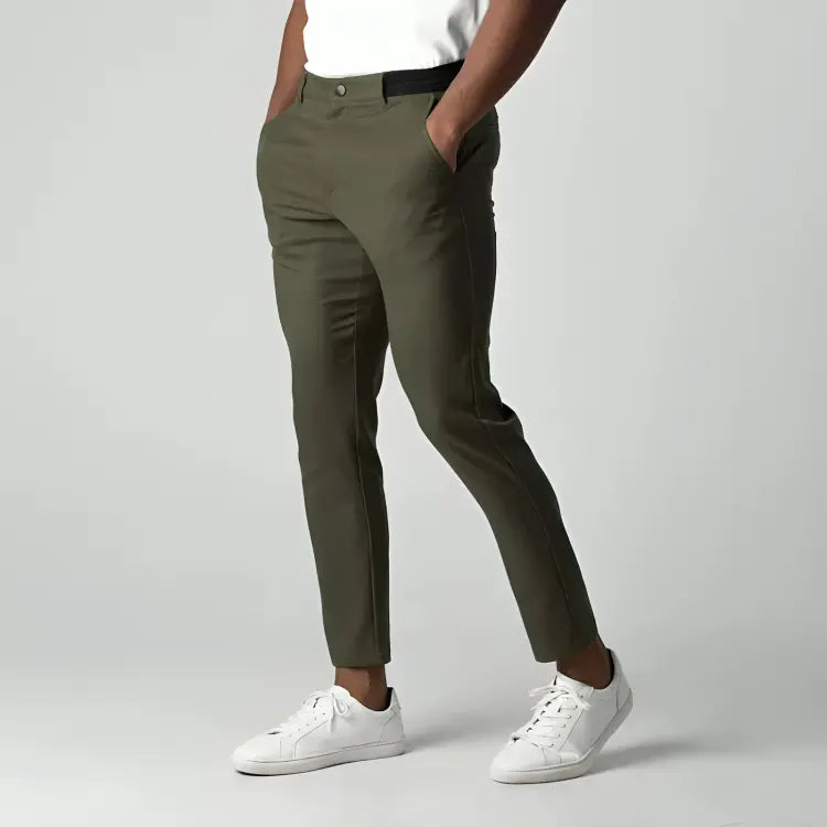 Gareth Trousers | Slim Fit Stretch Chino Trousers for Men