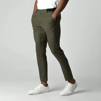 Gareth Trousers | Slim Fit Stretch Chino Trousers for Men