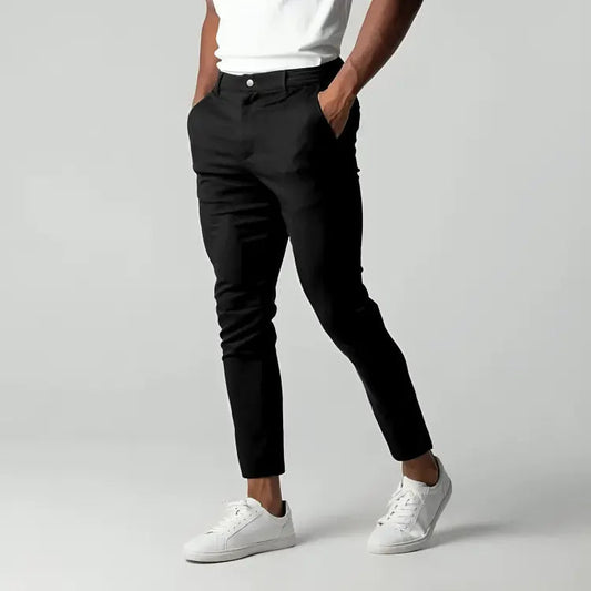 Gareth Trousers | Slim Fit Stretch Chino Trousers for Men