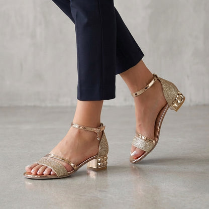 Isla Orthopedic Heeled Sandals | Ankle Strap Open Toe Sandals