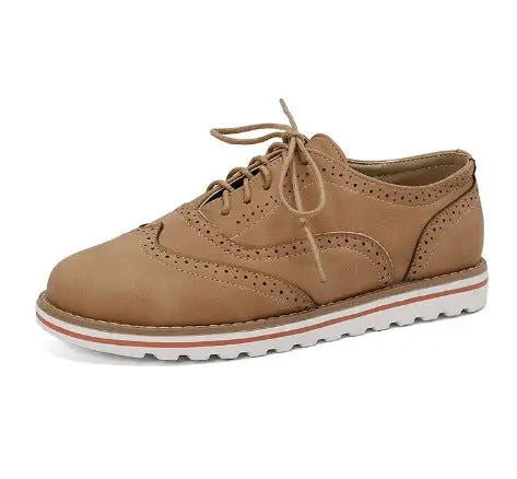 Goldie Shoes | Lace-Up Wingtip Oxford Sneakers
