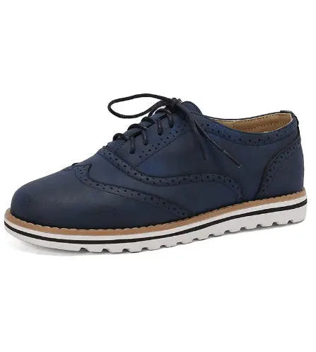 Goldie Shoes | Lace-Up Wingtip Oxford Sneakers