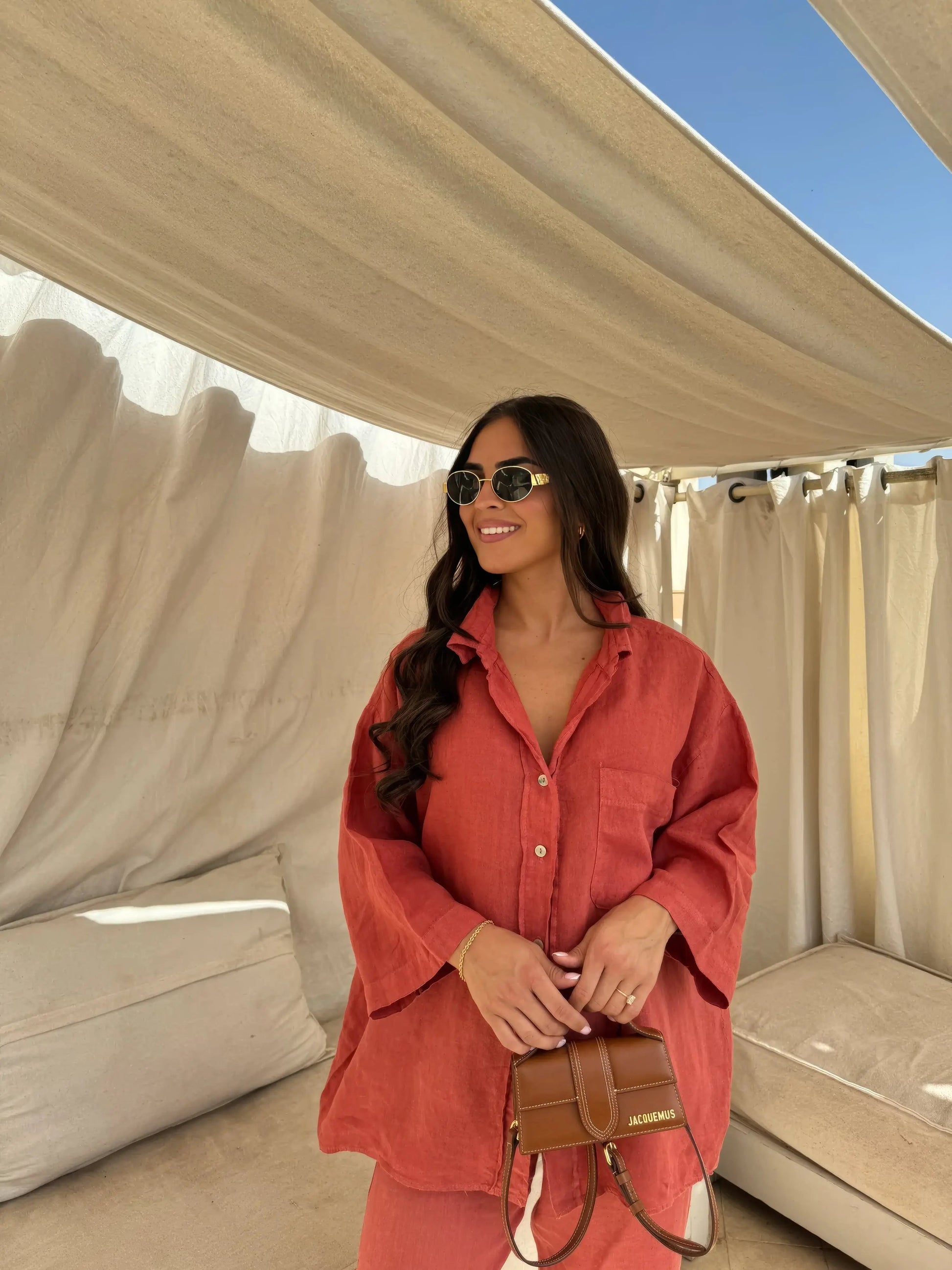 Grace Set | Two-Piece Relaxed Shirt and Trousers Set