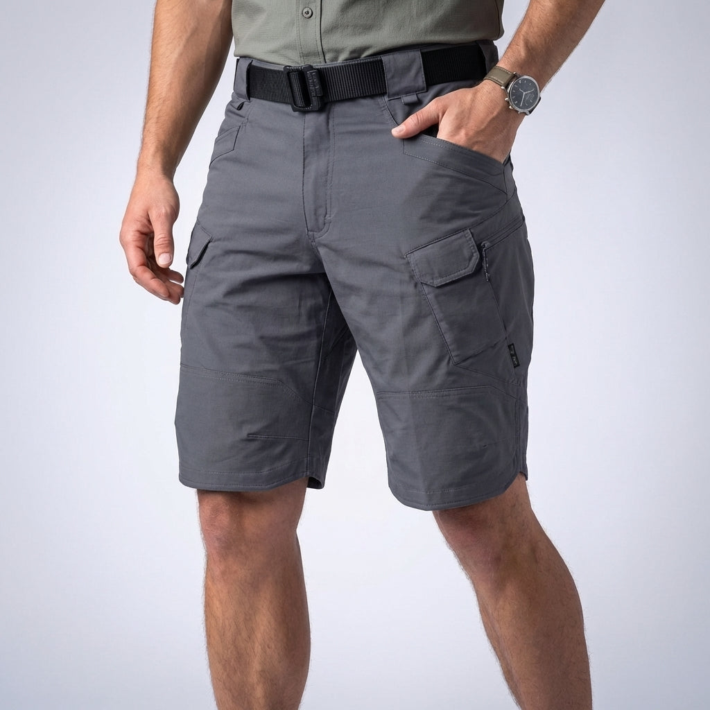 Oscar Relaxed Fit Tactical Cargo Shorts | Cargo Pockets Knee-Length Shorts