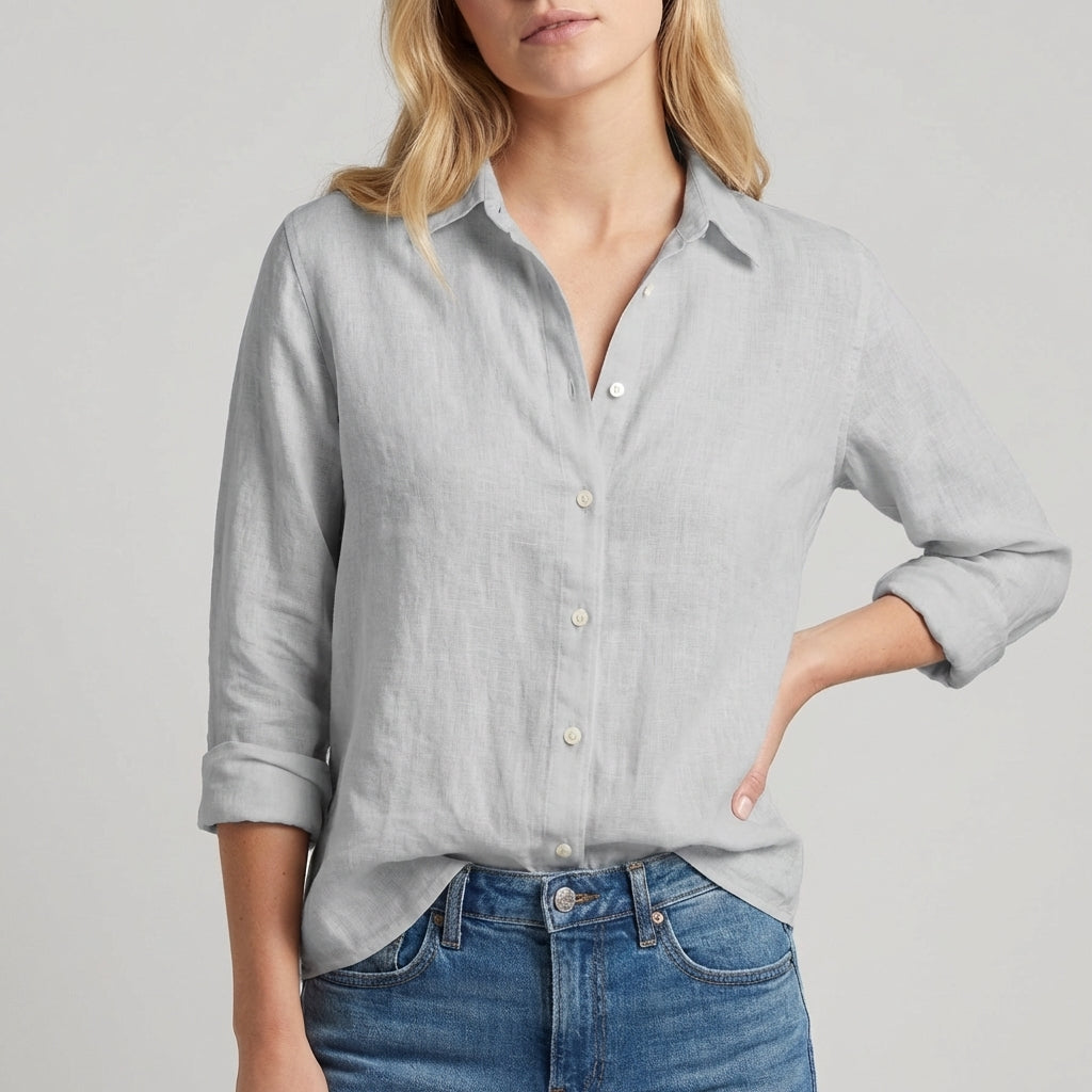 Isla Relaxed Fit Blouse | Floral Long Sleeve Blouse