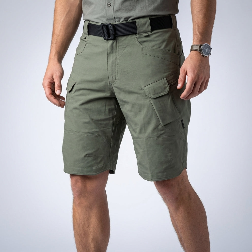 Oscar Relaxed Fit Tactical Cargo Shorts | Cargo Pockets Knee-Length Shorts