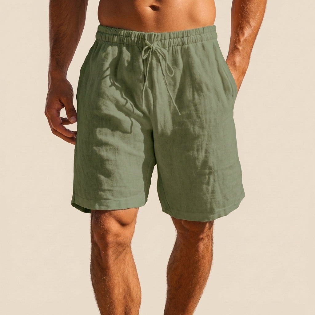 Leo Relaxed Fit Swim Shorts | Drawstring Waist Pockets Swim Shorts