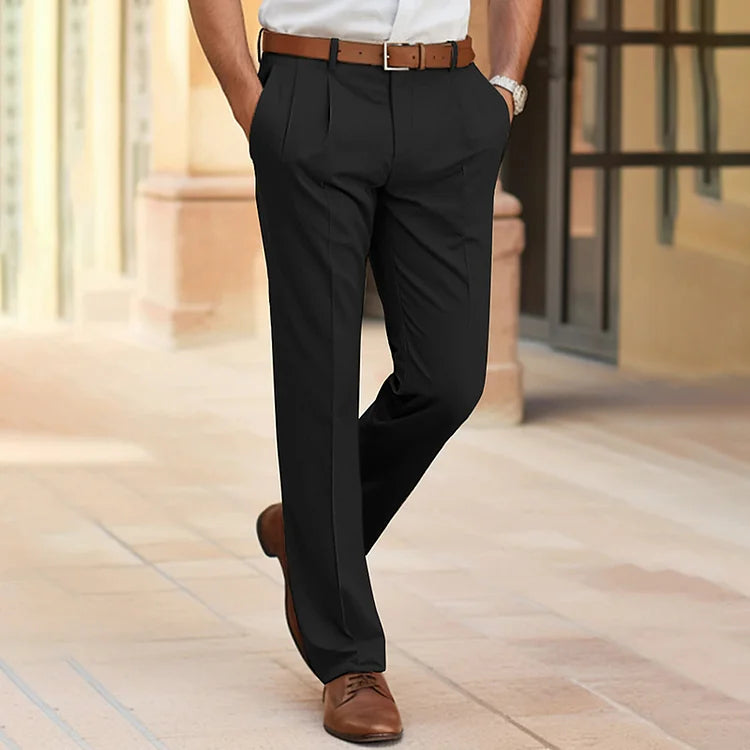 Greg Trousers | Classic Straight-Leg Trousers for Men