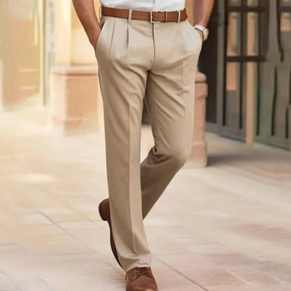 Greg Trousers | Classic Straight-Leg Trousers for Men