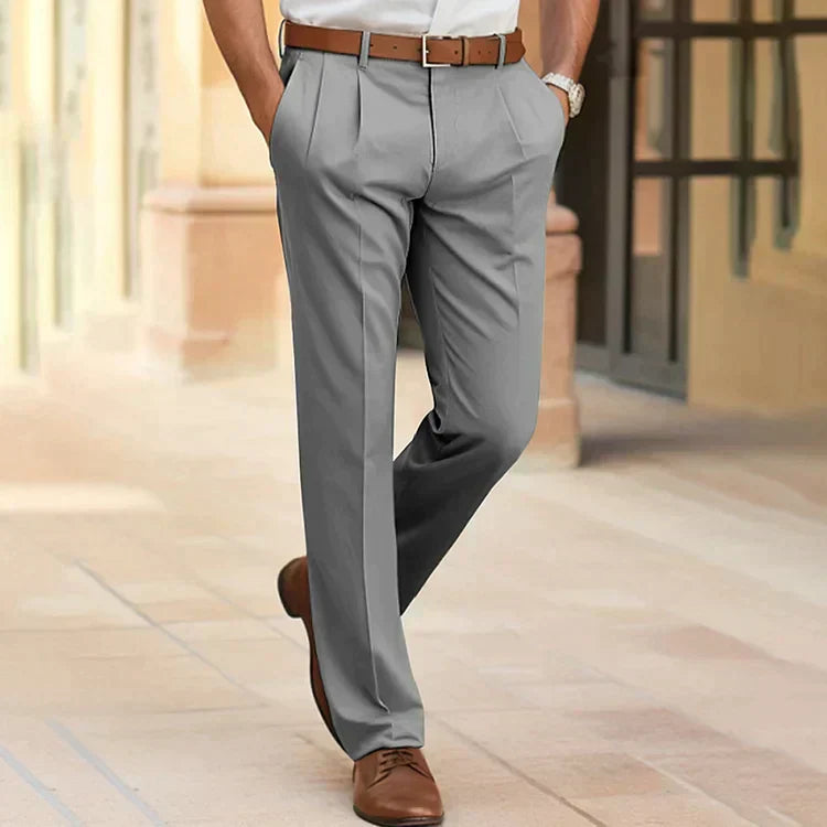 Greg Trousers | Classic Straight-Leg Trousers for Men