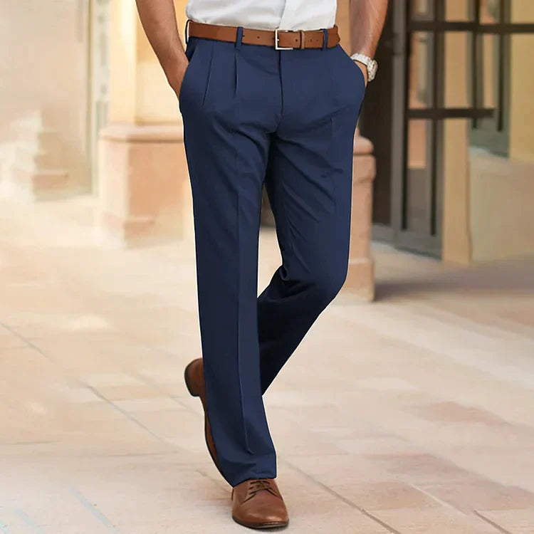 Greg Trousers | Classic Straight-Leg Trousers for Men