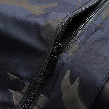 Oliver Camouflage Hooded Windbreaker | Regular Fit Hip-Length Windbreaker