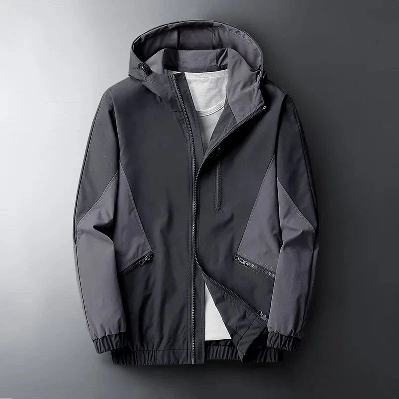 Oliver Camouflage Hooded Windbreaker | Regular Fit Hip-Length Windbreaker