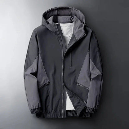 Oliver Camouflage Hooded Windbreaker | Regular Fit Hip-Length Windbreaker