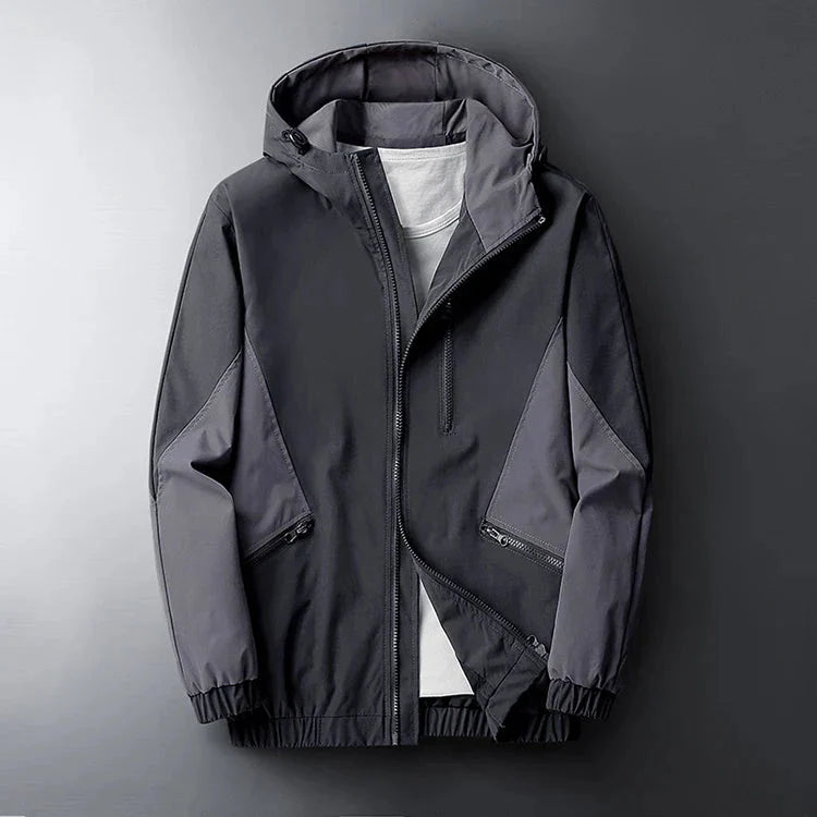 Oliver Camouflage Hooded Windbreaker | Regular Fit Hip-Length Windbreaker