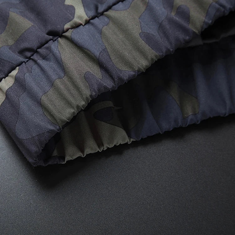 Oliver Camouflage Hooded Windbreaker | Regular Fit Hip-Length Windbreaker