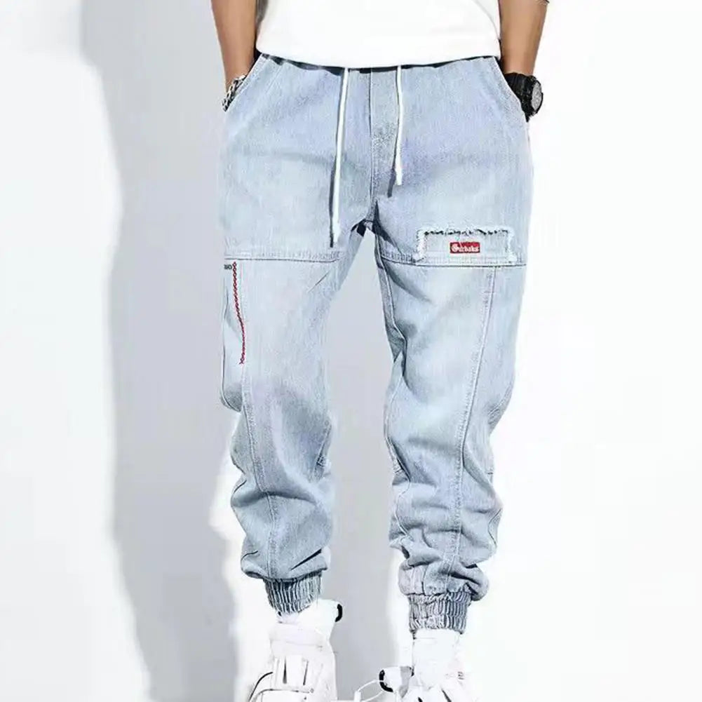 Hans Trousers | Jogger Cargo Trousers with Drawstring
