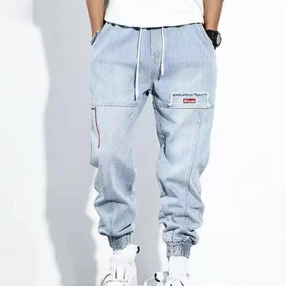 Hans Trousers | Jogger Cargo Trousers with Drawstring