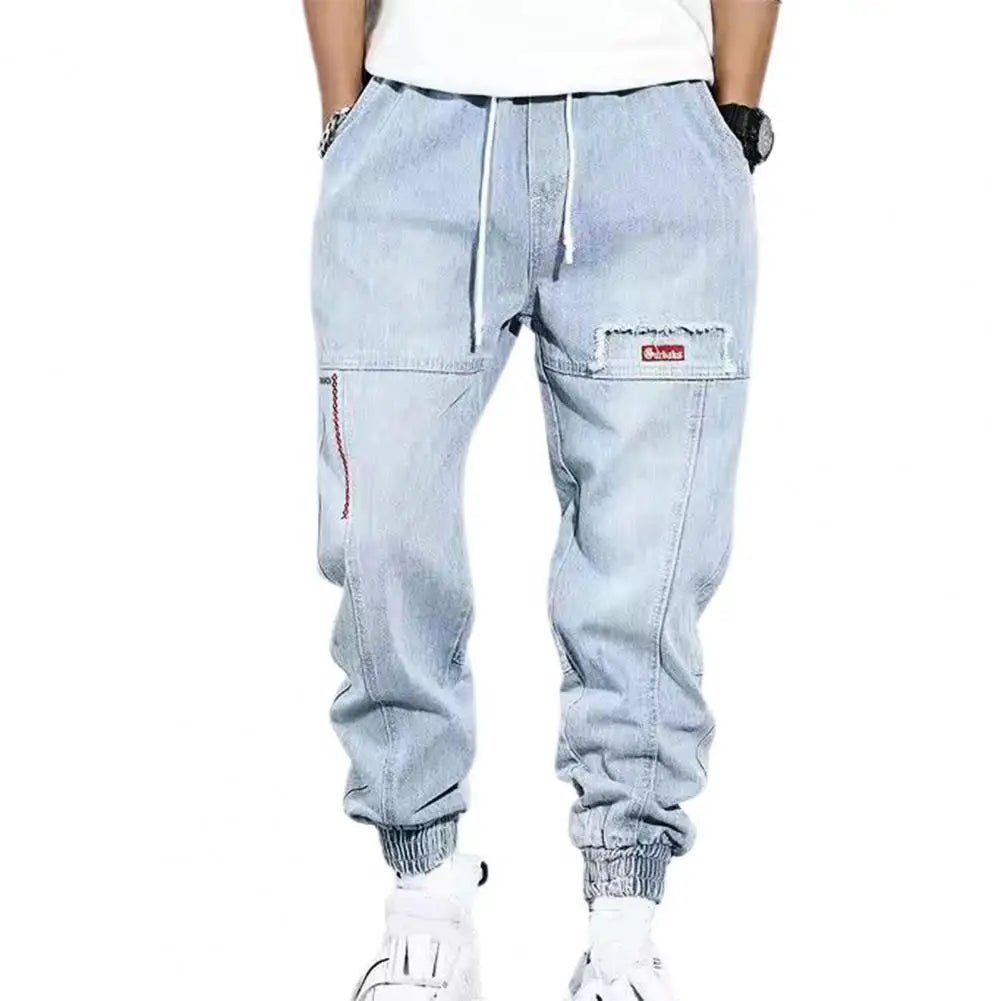 Hans Trousers | Jogger Cargo Trousers with Drawstring