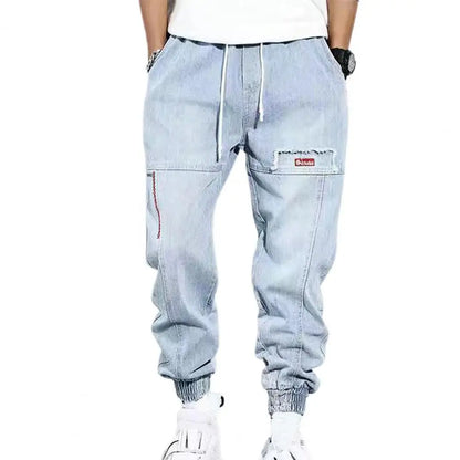 Hans Trousers | Jogger Cargo Trousers with Drawstring