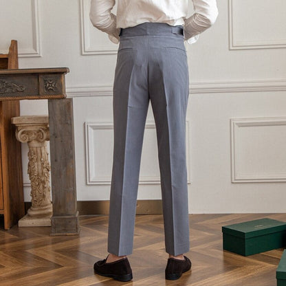 Hayden Trousers | High-Waisted Tailored Trousers with Side Buckle