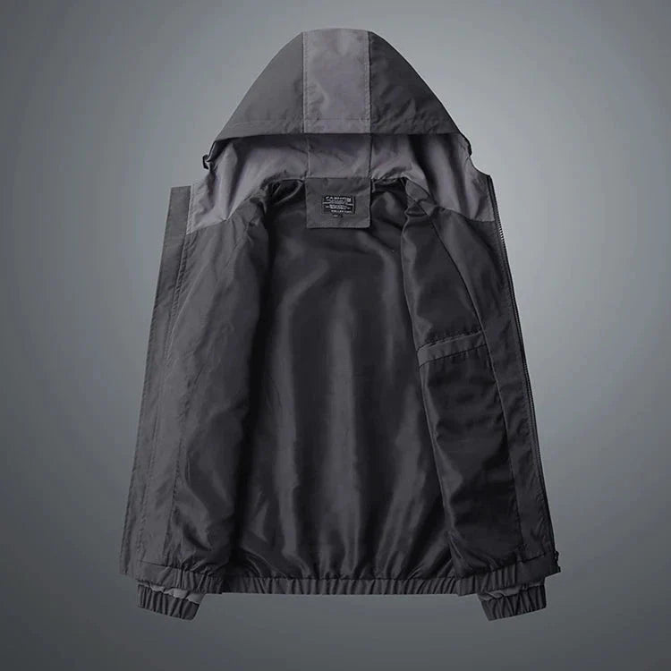 Oliver Camouflage Hooded Windbreaker | Regular Fit Hip-Length Windbreaker