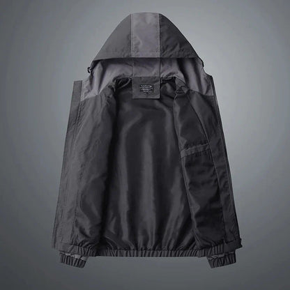 Oliver Camouflage Hooded Windbreaker | Regular Fit Hip-Length Windbreaker