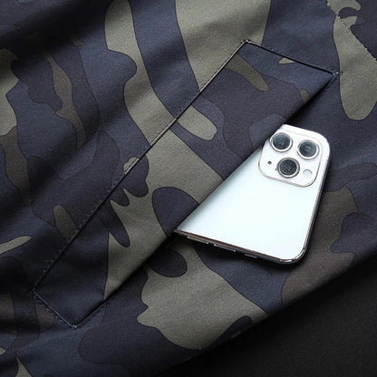 Oliver Camouflage Hooded Windbreaker | Regular Fit Hip-Length Windbreaker