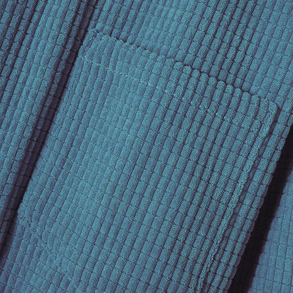 Jack Ribbed Relaxed Fit Overshirt | Hooded Button Front Overshirt